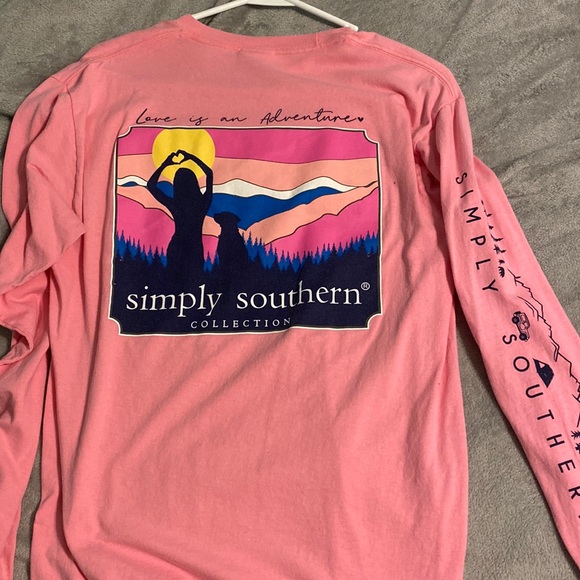 pink long sleeve shirt - Picture 2 of 2